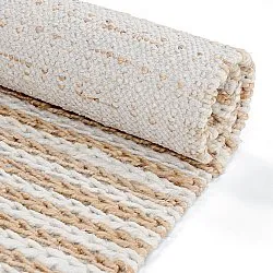 Tappeto In Iuta - Howrah Braided Jute (natura/bianco)