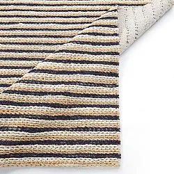 Tappeto In Iuta - Howrah Braided Jute (naturale/bianco/nero)