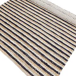 Tappeto In Iuta - Howrah Braided Jute (naturale/bianco/nero)