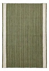 Tappeto In Iuta - Senaki (verde militare/bianco)