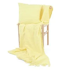 Federa - Nalani cotton cushion cover (giallo chiaro)