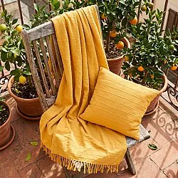Coperte - Nalani cotton throw (arancia)