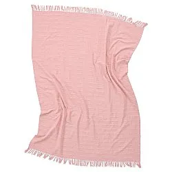 Coperte - Nalani cotton throw (rosa)