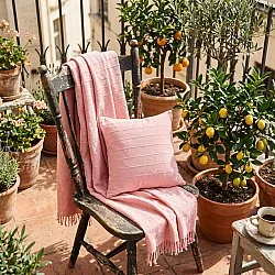 Coperte - Nalani cotton throw (rosa)