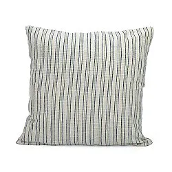 Federa - Rumi stripe cotton cushion cover (crema/blu navy/verde chiaro)