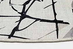 Tappeto rotondo - Lawrance (grigio/bianco)