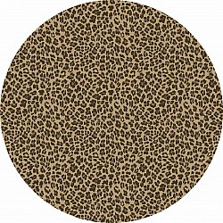 Tappeti rotondi - Leopard (marrone)