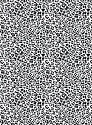 Tappeto Wilton - Leopard (nero/bianco)