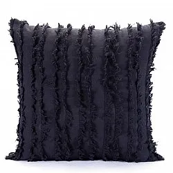 Federa - Boho Linen 45 x 45 cm (blu scuro)