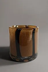 Porta candele S - Zuri (marrone)