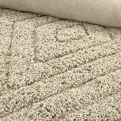 Tappeto A Pelo Lungo - Amberley Natural Cotton Shaggy (beige)