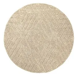 Tappeti rotondi - Amberley Natural Cotton Shaggy (beige)