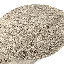 Tappeti rotondi - Amberley Natural Cotton Shaggy (beige)