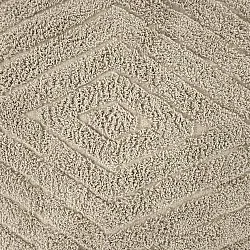 Tappeti rotondi - Amberley Natural Cotton Shaggy (beige)
