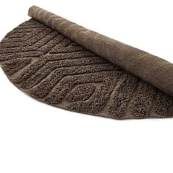 Tappeti rotondi - Amberley Natural Cotton Shaggy (marrone)