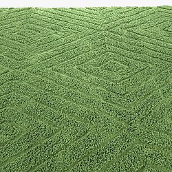 Tappeto A Pelo Lungo - Amberley Natural Cotton Shaggy (verde)