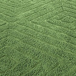 Tappeto A Pelo Lungo - Amberley Natural Cotton Shaggy (verde)