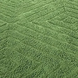Tappeto A Pelo Lungo - Amberley Natural Cotton Shaggy (verde)