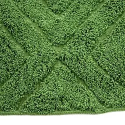 Tappeti rotondi - Amberley Natural Cotton Shaggy (verde)