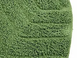 Tappeti rotondi - Amberley Natural Cotton Shaggy (verde)
