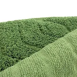 Tappeti rotondi - Amberley Natural Cotton Shaggy (verde)