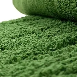 Tappeti rotondi - Amberley Natural Cotton Shaggy (verde)