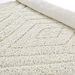Tappeto A Pelo Lungo - Amberley Natural Cotton Shaggy (bianco)