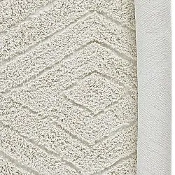 Tappeto A Pelo Lungo - Amberley Natural Cotton Shaggy (bianco)