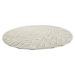 Tappeti rotondi - Amberley Natural Cotton Shaggy (bianco)