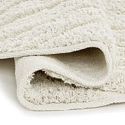 Tappeti rotondi - Amberley Natural Cotton Shaggy (bianco)