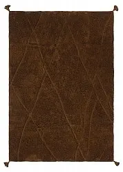 Tappeto A Pelo Lungo - Andrea Natural Cotton Shaggy (marrone)