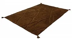 Tappeto A Pelo Lungo - Andrea Natural Cotton Shaggy (marrone)