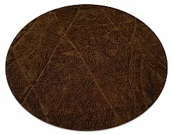 Tappeti rotondi - Andrea Natural Cotton Shaggy (marrone)