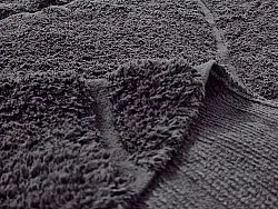 Tappeto A Pelo Lungo - Andrea Natural Cotton Shaggy (nero)