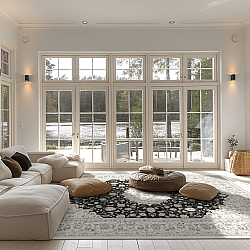 Tappeto Wilton - Arabella (nero)