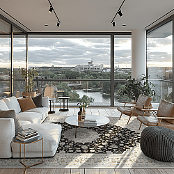 Tappeto Wilton - Arabella (nero)