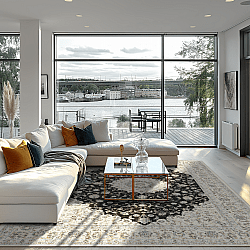 Tappeto Wilton - Arabella (nero)