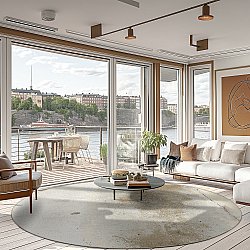 Tappeto rotondo - Aurelia (beige)