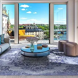 Tappeto Wilton - Badem (blu)