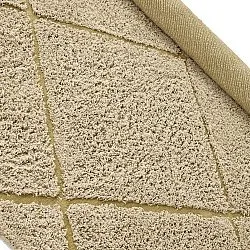 Tappeti rotondi - Bellevue Natural Cotton Shaggy (beige/marrone)