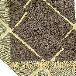 Tappeto A Pelo Lungo - Bellevue Natural Cotton Shaggy (marrone/giallo)