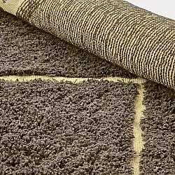 Tappeto A Pelo Lungo - Bellevue Natural Cotton Shaggy (marrone/giallo)