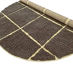 Tappeti rotondi - Bellevue Natural Cotton Shaggy (marrone/giallo)