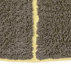 Tappeti rotondi - Bellevue Natural Cotton Shaggy (marrone/giallo)