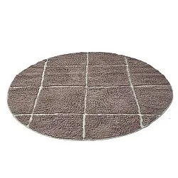 Tappeti rotondi - Bellevue Natural Cotton Shaggy (tortora/verde)