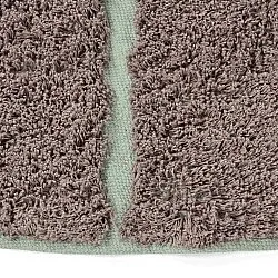 Tappeti rotondi - Bellevue Natural Cotton Shaggy (tortora/verde)