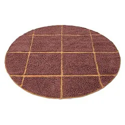 Tappeti rotondi - Bellevue Natural Cotton Shaggy (rosso/arancione)
