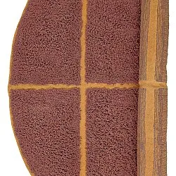 Tappeti rotondi - Bellevue Natural Cotton Shaggy (rosso/arancione)