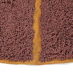 Tappeti rotondi - Bellevue Natural Cotton Shaggy (rosso/arancione)