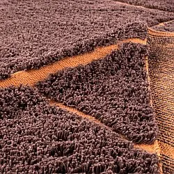 Tappeto A Pelo Lungo - Bellevue Natural Cotton Shaggy (rosso/arancione)